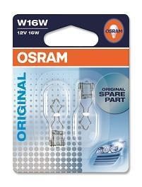 Ampoule OSRAM 2 ✕ W16W - ref. 921-02B